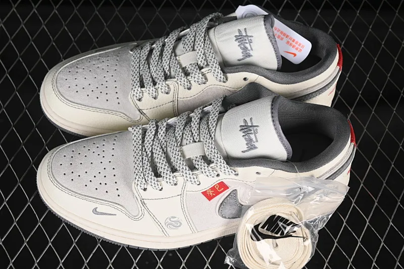 All categories Air Jordan Jordan series basketball shoes Air Jordan 1 Low High-end customized low-top sneakers Air Jordan 1 Low AJ1 Joe 1 Year of the Snake limited Guiji red label High-end customized low-top retro basketball shoes YX5066-315